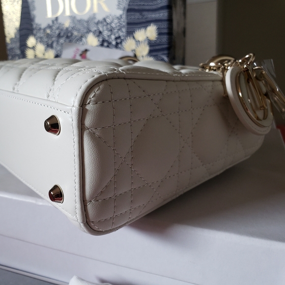 New Lady Dior mini milk gold hw - Picture 10 of 15